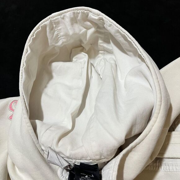 Harley Davidson Coat Women Large Blazer Hooded Fleece Pea Coat Embroidered Biker - Picture 13 of 16